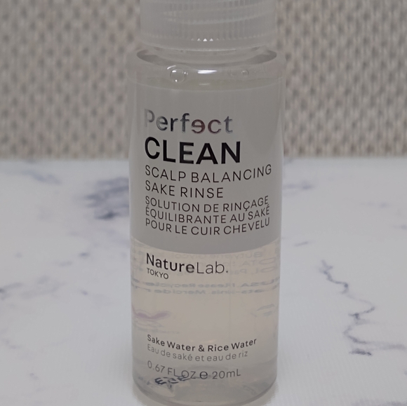 Nature Lab Perfect Clean Scalp Balancing Sake Rice Water Rinse 0.67 oz Mini Size - Picture 2 of 5